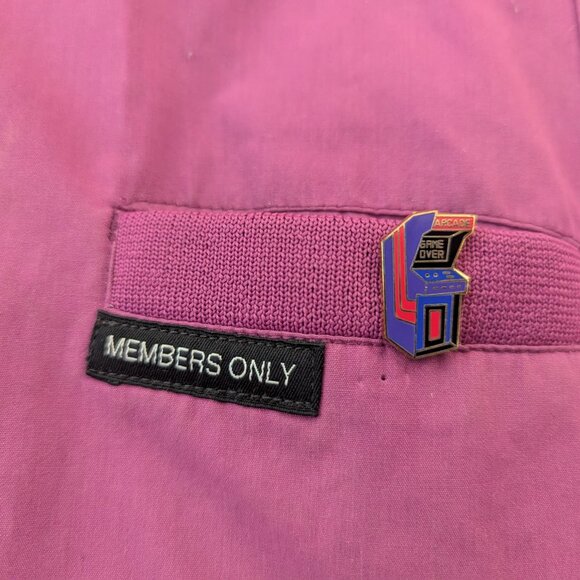 Bright Pink Members Only Jacket - Women's Size M - Picture 2 of 9